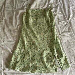 Pacsun Floral Split Mini Dress